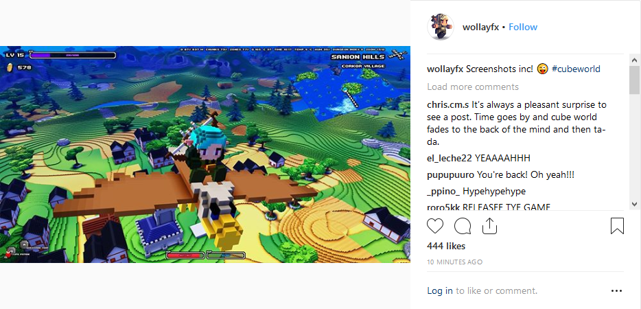 wollayfx on Instagram Screenshots cubeworld.png