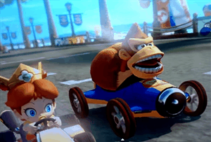 Donkey-Kong-Awkwardly-Checks-Out-Baby-Princess-Daisy-In-The-New-Mario-Kart-8-For-The-Wii-U.gif