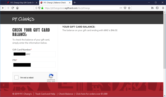 h and m gift card balance