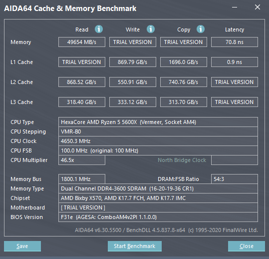 AIDA64 Cache & Memory Benchmark  [ TRIAL VERSION ] 11_19_2020 12_17_37 PM.png