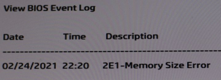 Memtest errors HP 405 G6 with 2x32GB Crucial Ballistix SO-DIMM 