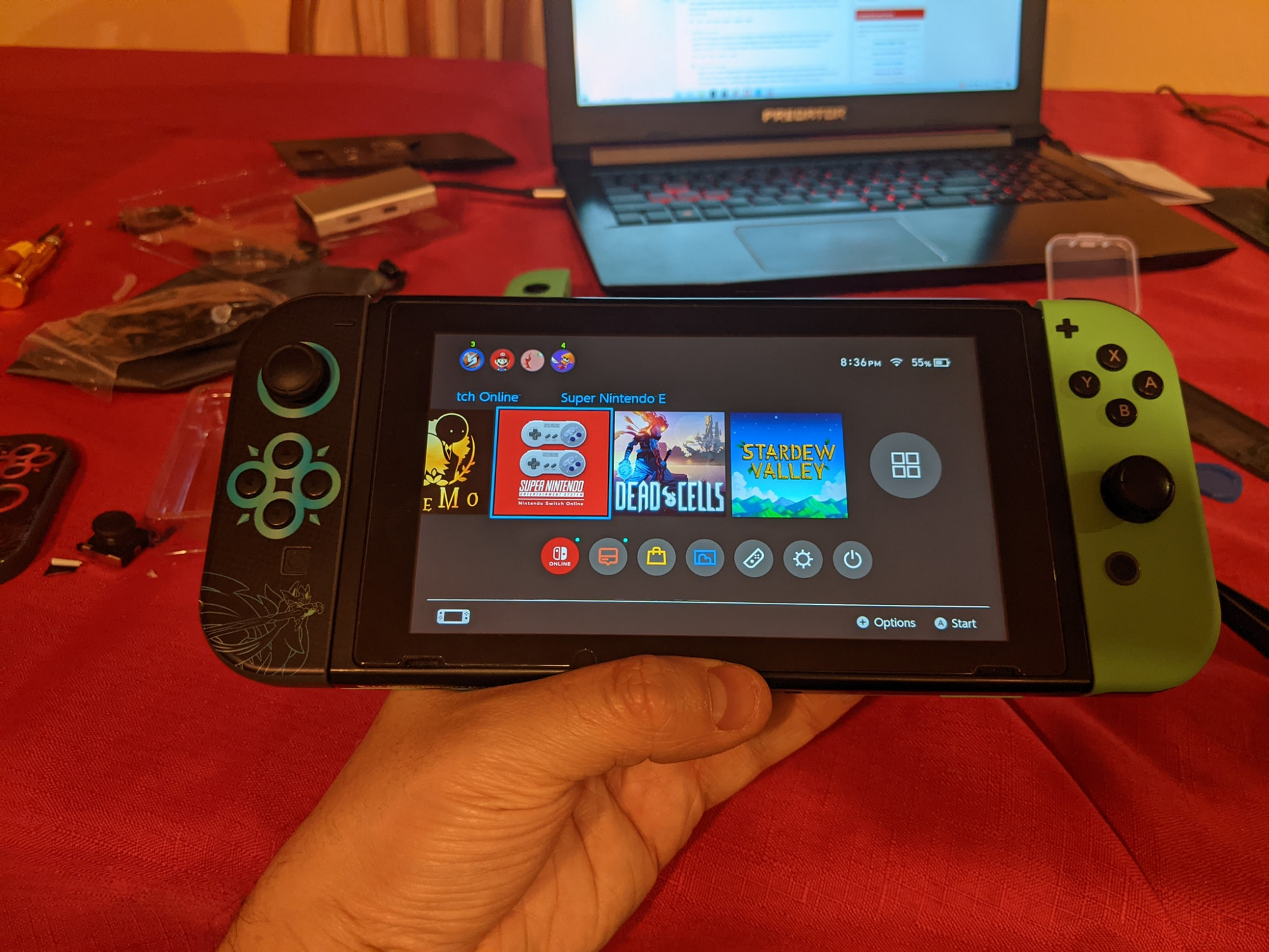 Nintendo Switch: Full Rebuild. (New Fan, New Joysticks, buttons 