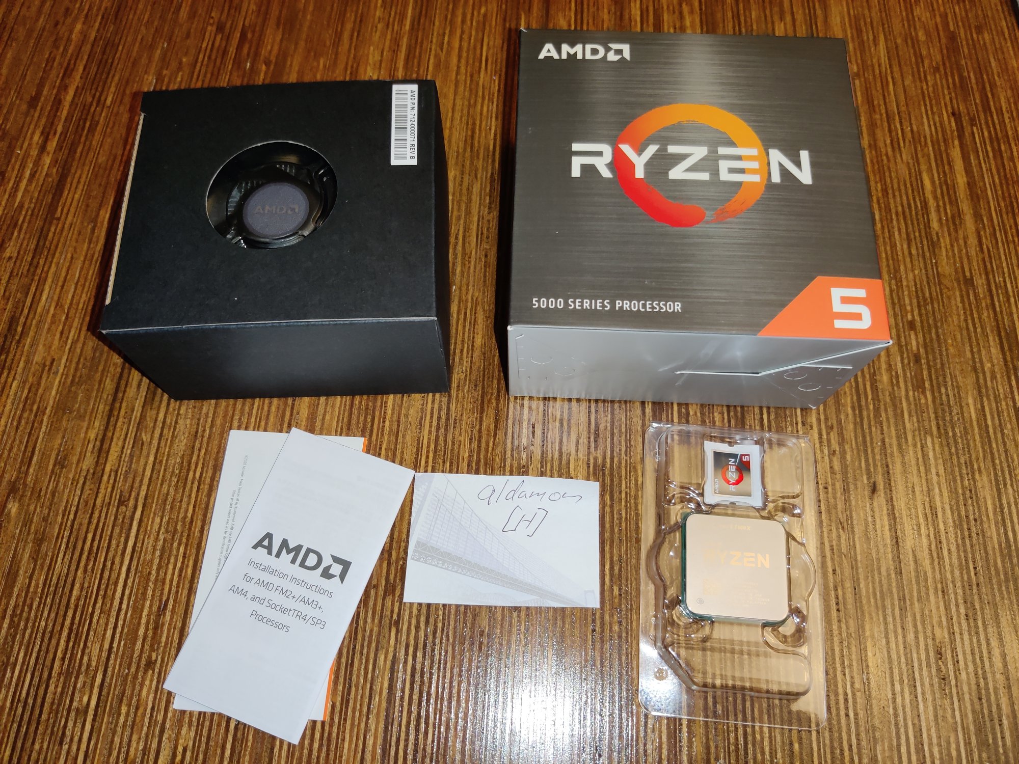 SOLD: AMD Ryzen 5 5600X (Used) + Retail Box and Unused Wraith