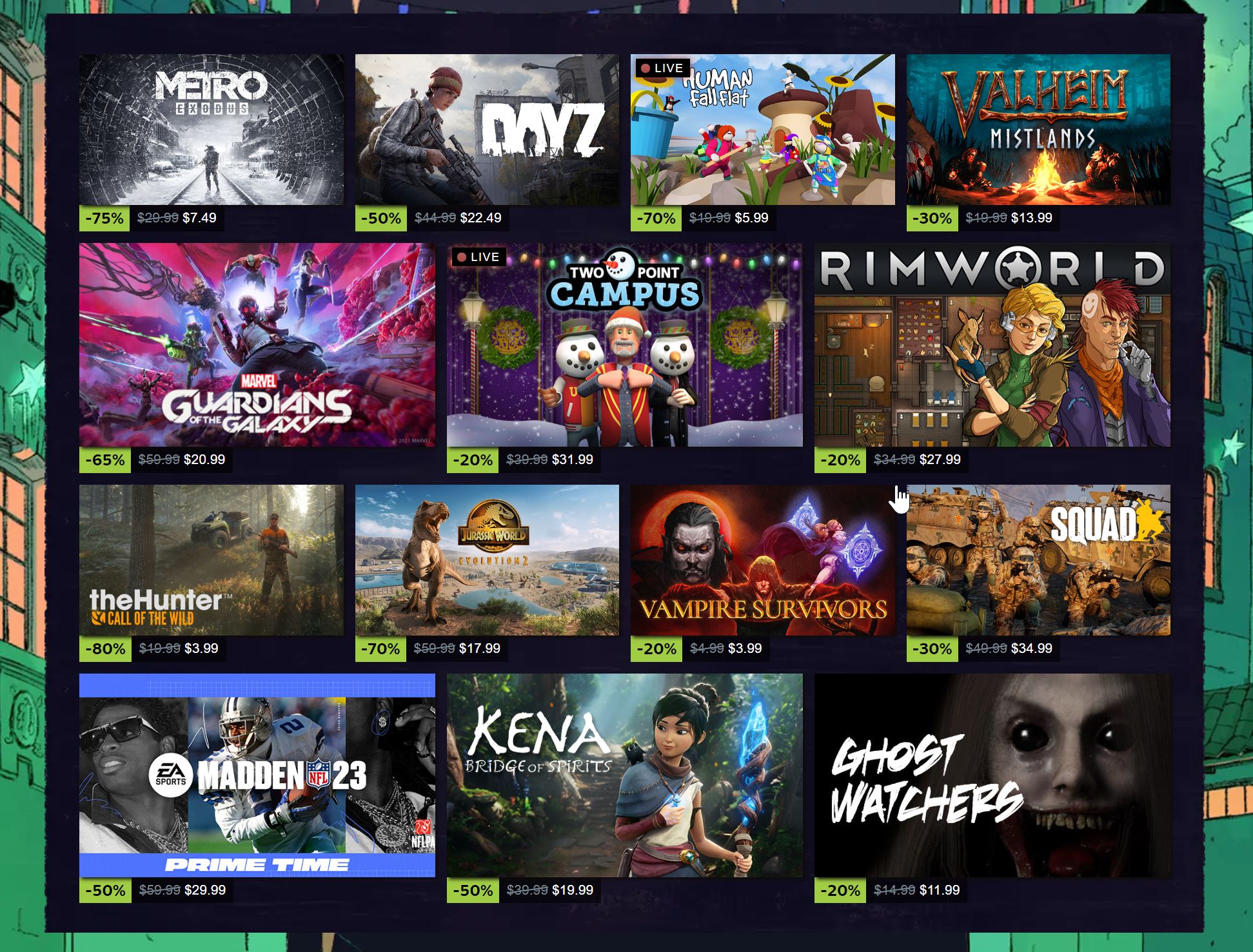 Steam Winter Sale tempts with 4 enthralling action games from 2022