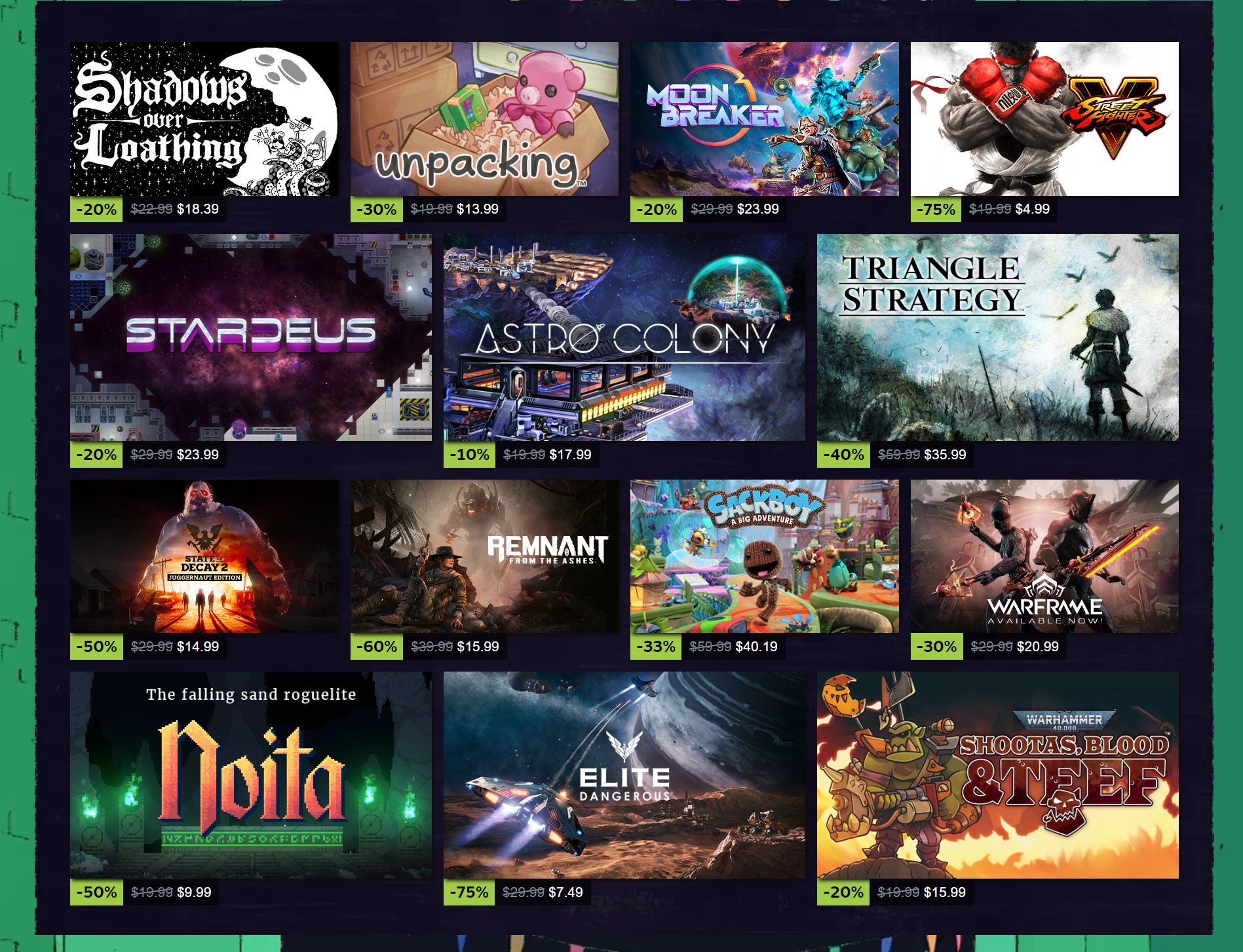 Steam Winter Sale tempts with 4 enthralling action games from 2022