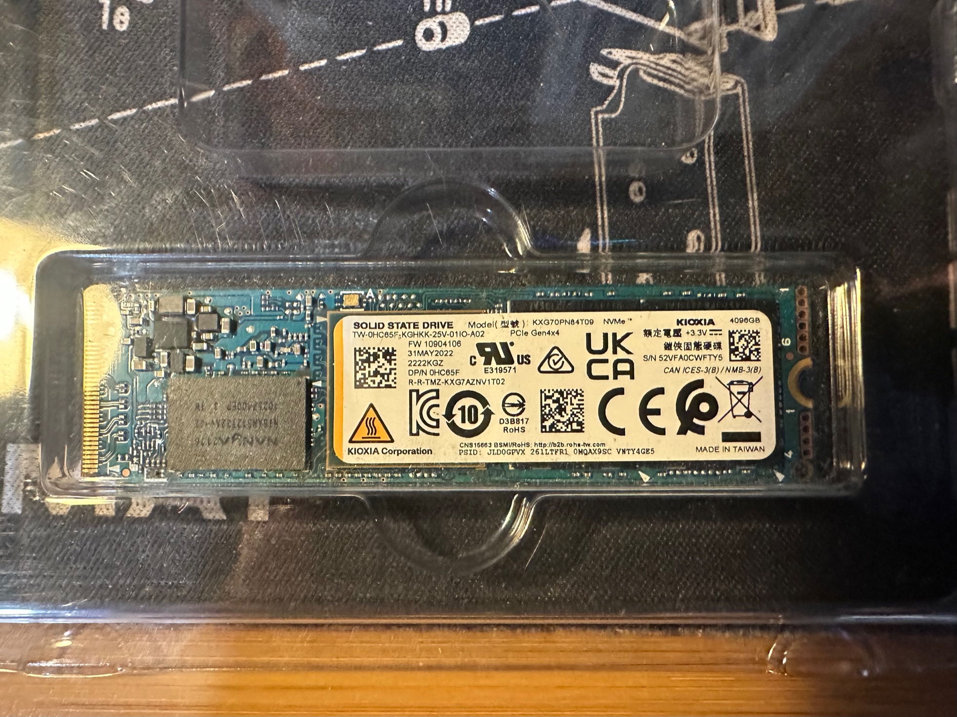 FS: Toshiba Kioxia 4TB XG7 M2 SSD PCIe Gen4 NVMe Solid State Drive