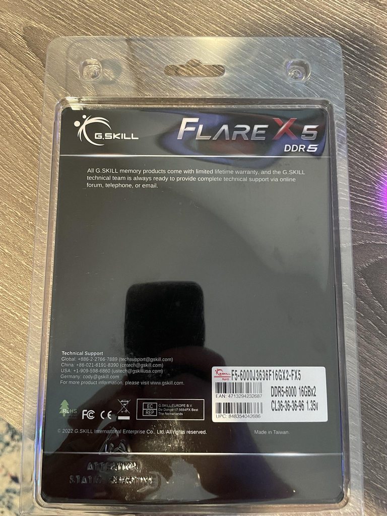 SOLD: 32GB (2x16) G.Skill Flare X5 DDR5-6000 - SOLD | [H]ard|Forum