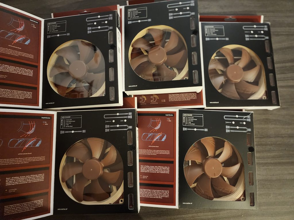 VENTOLA NOCTUA NF-A14 PWM 140MM PREMIUM FAN USATO*