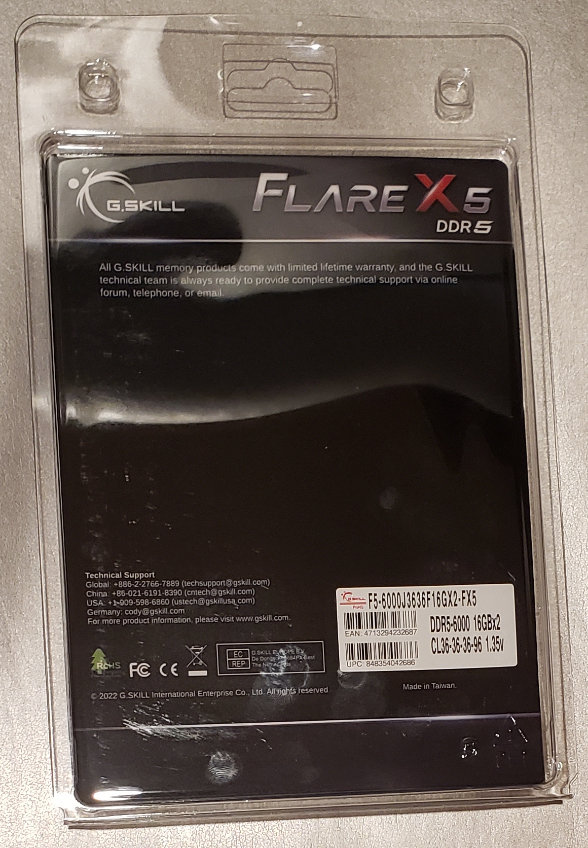 FS: G.Skill Flare X5 Series 32GB (2 x 16GB) DDR5-6000 - New | [H