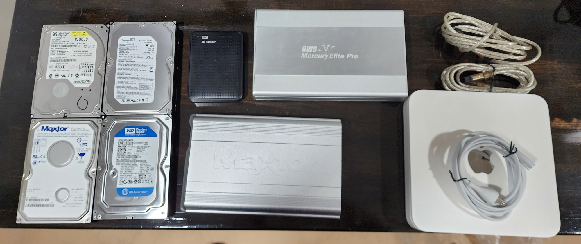 FS: Harddrive Lot, Apple Time Capsule 3TB, 2TB WD MyPassport, External