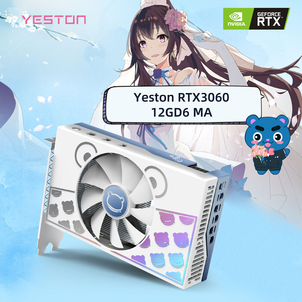 YESTON Radeon RX 6700XT Graphics Card GDDR6 12GB 192Bit Gaming Collabo   TikTok