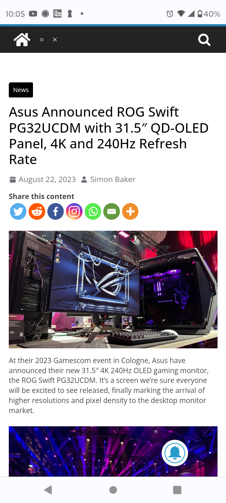 That 4K 32-inch OLED gaming monitor you've been waiting for will finally  arrive in summer 2024