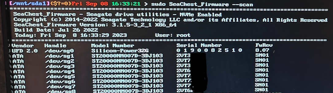 GUIDE FOR CHECKING UPDATING SEAGATE HARD DRIVE FIRMWARE visual data 4