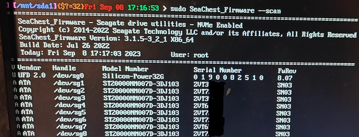 GUIDE FOR CHECKING UPDATING SEAGATE HARD DRIVE FIRMWARE visual data 5