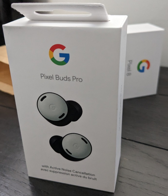SOLD: Google Pixel Buds Pro - Fog color (bonus accessories